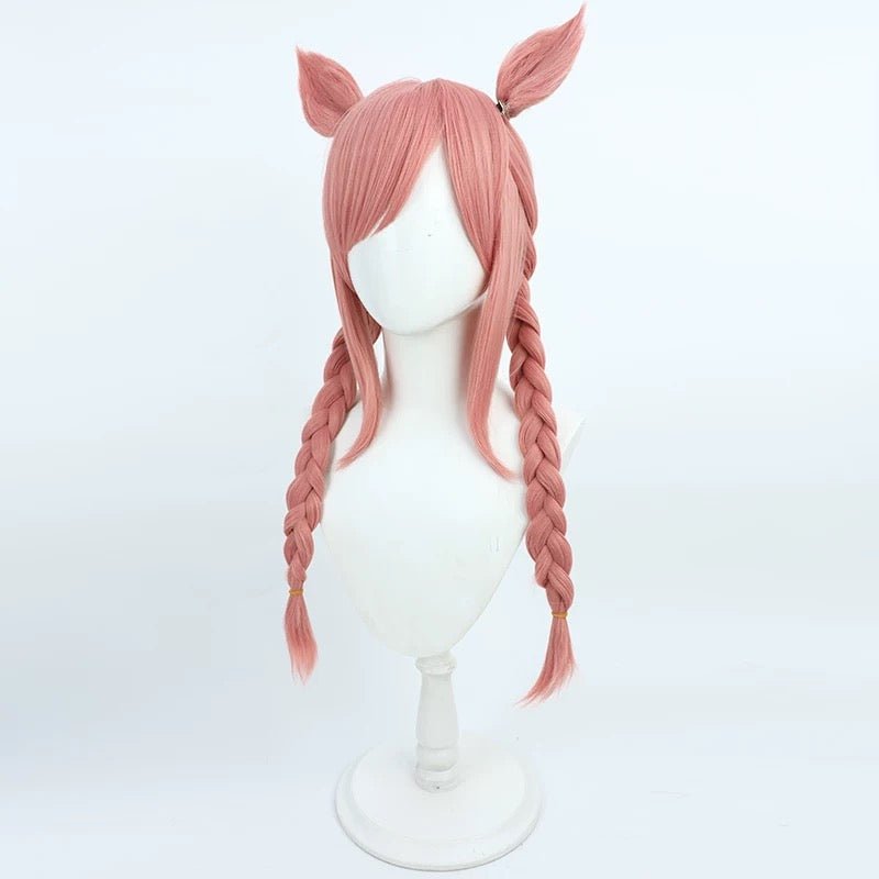 L - email Wig Umamusume:Pretty Derby Agnes Digital 65cm Cosplay Wig Ears And Tail - lemailwigs