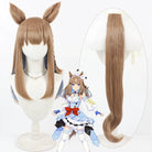L - email Wig Umamusume:Pretty Derby Almond Eye Brown 35cm Cosplay Wig - lemailwigs