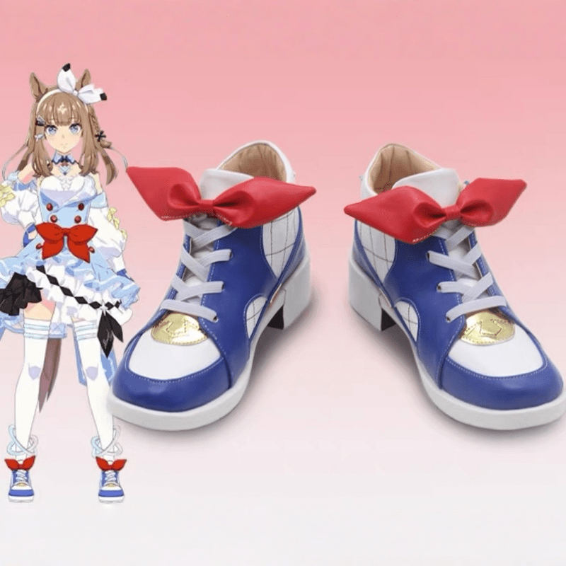 L-email Wig Umamusume:Pretty Derby Almond Eye Racing Outfit Cosplay Shoes - lemailwigs