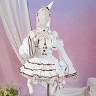 L - email Wig Umamusume:Pretty Derby Aston Machan Dress Lolita Cosplay Costume - lemailwigs