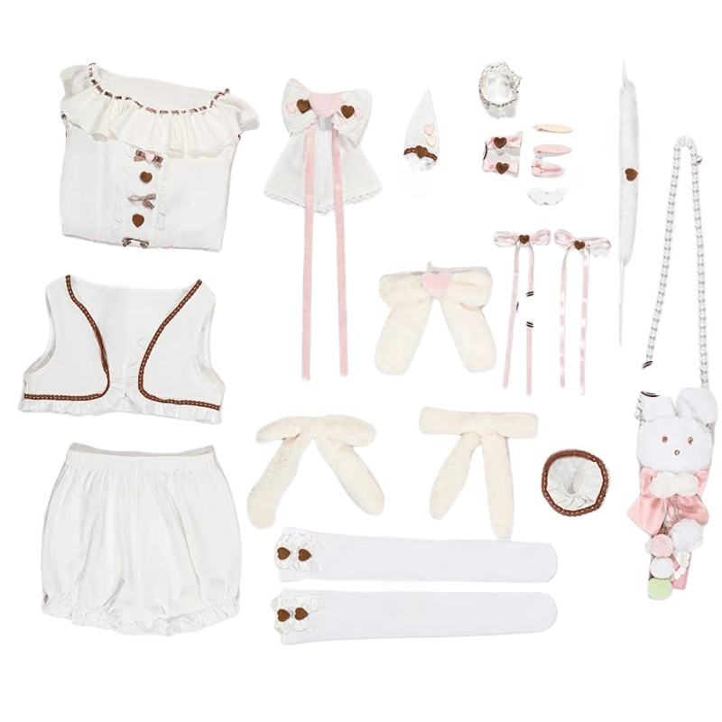L - email Wig Umamusume:Pretty Derby Aston Machan Dress Lolita Cosplay Costume - lemailwigs