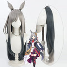 L - email Wig Umamusume:Pretty Derby Chrono Genesis 80cm Cosplay Wig Ears And Tail - lemailwigs