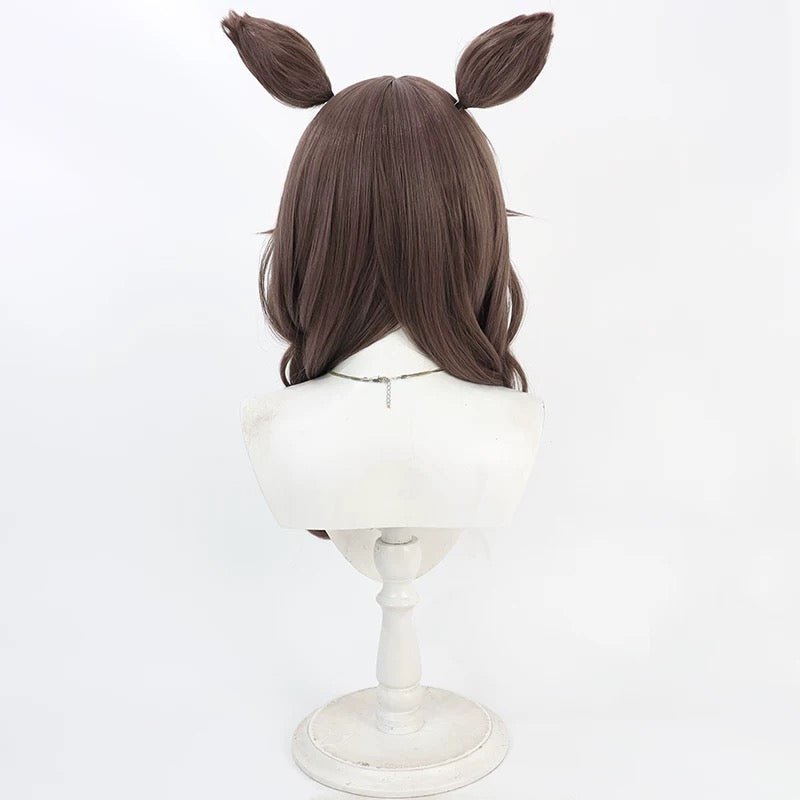 L - email Wig Umamusume:Pretty Derby Curren Bouquetd'or Brown 60cm Cosplay Wig - lemailwigs