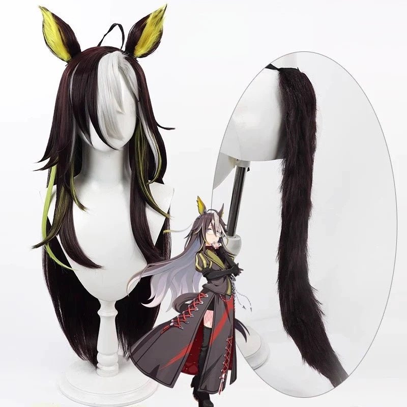 L - email Wig Umamusume:Pretty Derby Dream Journey 80cm Cosplay Wig Ears And Tail - lemailwigs