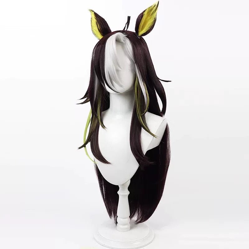 L - email Wig Umamusume:Pretty Derby Dream Journey 80cm Cosplay Wig Ears And Tail - lemailwigs