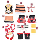 L - email Wig Umamusume:Pretty Derby Kitasan Black Cosplay Costume - lemailwigs