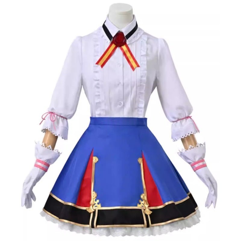 L-email Wig Umamusume:Pretty Derby Meisho Doto Cosplay Costume - lemailwigs
