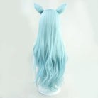 L - email Wig Umamusume:Pretty Derby Mejiro Ardan Blue - green 85cm Cosplay Wig - lemailwigs