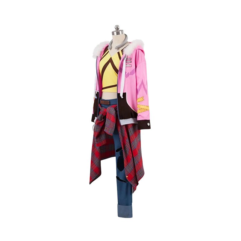 L - email Wig Umamusume:Pretty Derby Narita Taishin Race Outfit Cosplay Costume Wig Set - lemailwigs