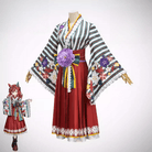 L - email Wig Umamusume:Pretty Derby Nice Nature New Year Cosplay Costume - lemailwigs