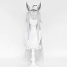 L - email Wig Umamusume:Pretty Derby Oguri Cap Gray 90cm Cosplay Wig And Tail Ears - lemailwigs