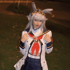 L - email Wig Umamusume:Pretty Derby Oguri Cap Halloween Cosplay Costume And Wig Full Set - lemailwigs