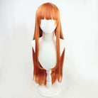 L - email Wig Umamusume:Pretty Derby Silence Suzuka Orange Cosplay Wig And Tail - lemailwigs
