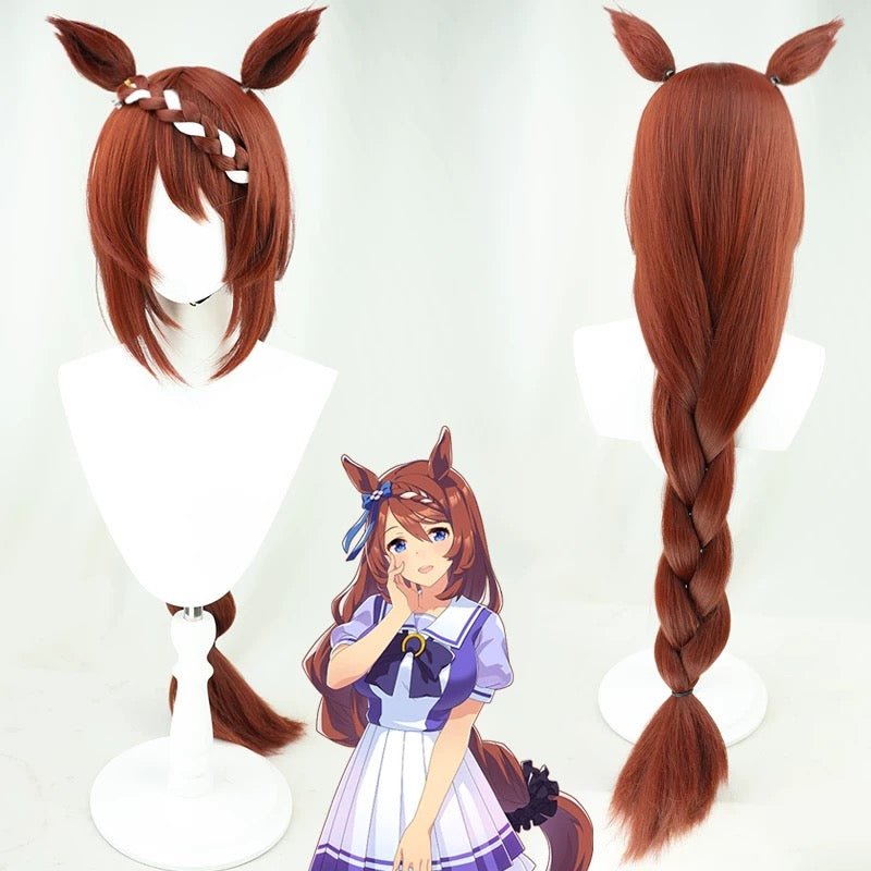 L - email Wig Umamusume:Pretty Derby Super Creek 95cm Cosplay Wig - lemailwigs