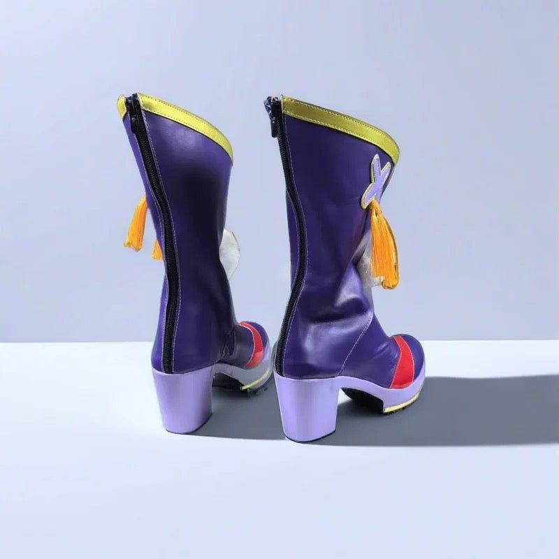 L - email Wig Umamusume:Pretty Derby Tokai Teio Purple Cosplay Shoes - lemailwigs