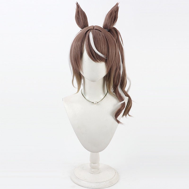 L - email Wig Umamusume:Pretty Derby Tosen Jordan Cosplay Wig Tail - lemailwigs