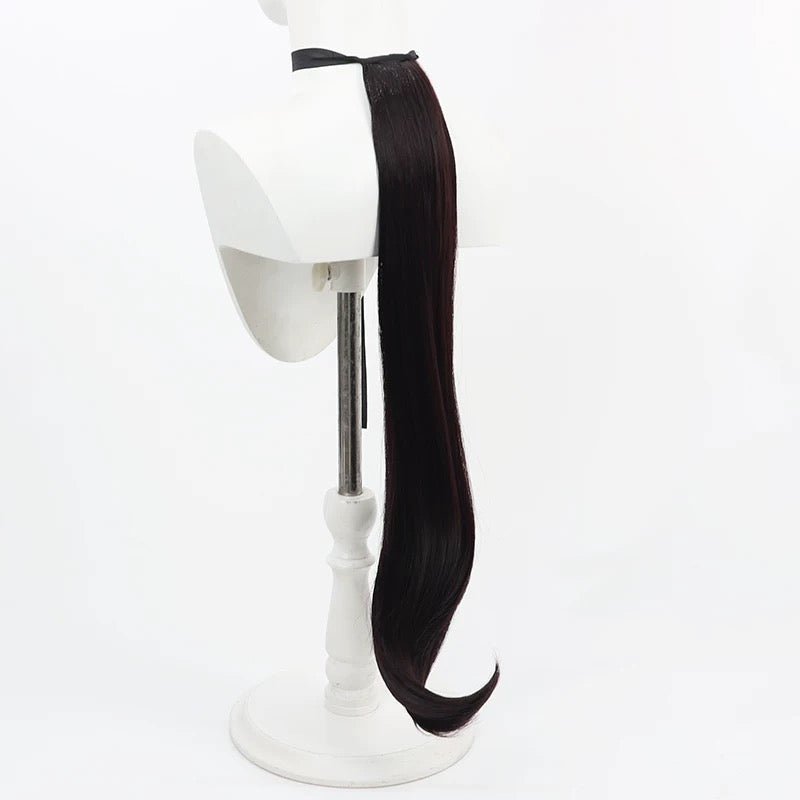 L - email Wig Umamusume:Pretty Derby Vivlos Dark Brown 90cm Cosplay Wig - lemailwigs