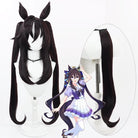 L - email Wig Umamusume:Pretty Derby Vivlos Dark Brown 90cm Cosplay Wig - lemailwigs