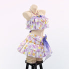 L - email Wig Umamusume:Pretty Derby Vivlos Swimsuit Cosplay Costume - lemailwigs