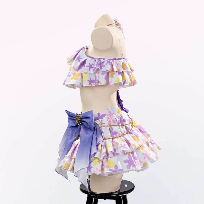 L - email Wig Umamusume:Pretty Derby Vivlos Swimsuit Cosplay Costume - lemailwigs
