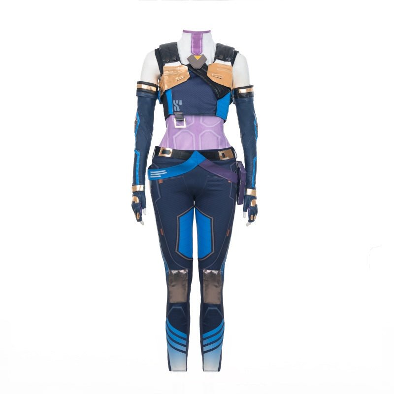 L - email Wig Valorant Neon Cosplay Costume - lemailwigs