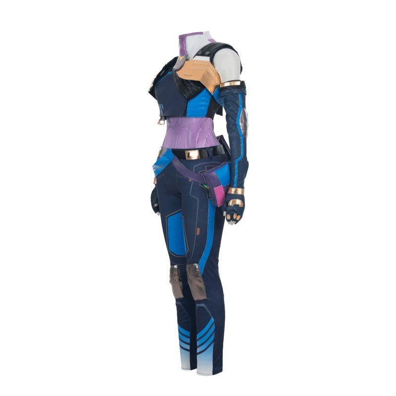L - email Wig Valorant Neon Cosplay Costume - lemailwigs