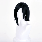 L - email Wig Valorant Viper Black Short Cosplay Wig - lemailwigs