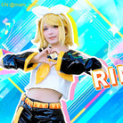 L - email Wig Vocaloid Kagamine Rin Cosplay Costume And Wig Kit - lemailwigs
