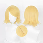 L - email Wig Vocaloid Kagamine Rin/Len Gold Yellow 32cm Halloween Cosplay Wig - lemailwigs
