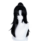 L - email Wig Where Winds Meet Male Young Master Black Cosplay Wig - lemailwigs