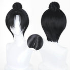 L - email Wig Where Winds Meet Well of Heaven Black 32cm Cosplay Wig - lemailwigs