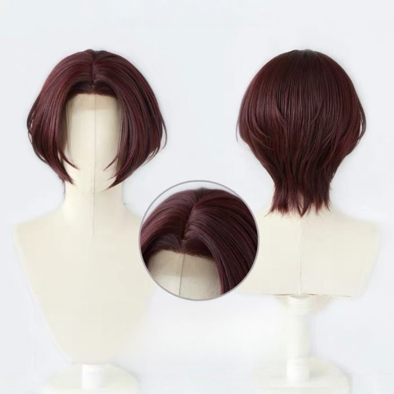 L - email Wig Wind Breaker Hayato Suo Hand Hook Lace Front Cosplay Wig - lemailwigs