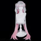L - email Wig Wuthering Waves Jinhsi Peach Blossom Mixed Colors Long Cosplay Wig - lemailwigs