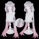 L - email Wig Wuthering Waves Jinhsi Peach Blossom Mixed Colors Long Cosplay Wig - lemailwigs