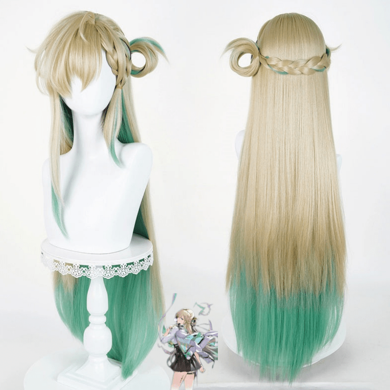 L - email Wig Wuthering Waves Lynae 90cm Color Mixing Cosplay Wig - lemailwigs