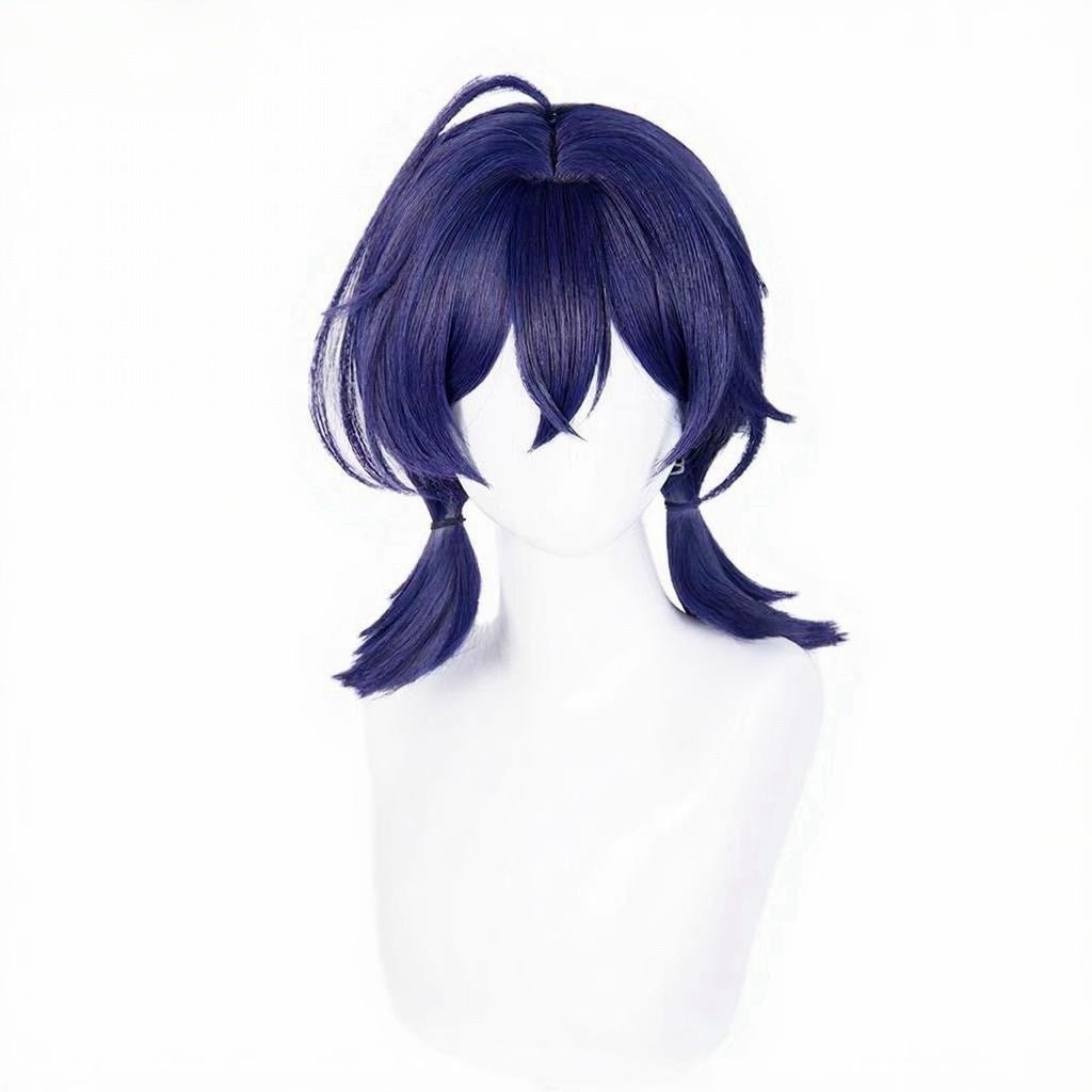L - email Wig Zenless Zone Zero Belle Blue Cosplay Wig - lemailwigs