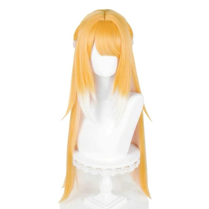 L - email Wig Zenless Zone Zero Ju Fufu Orange Cosplay Wig - lemailwigs