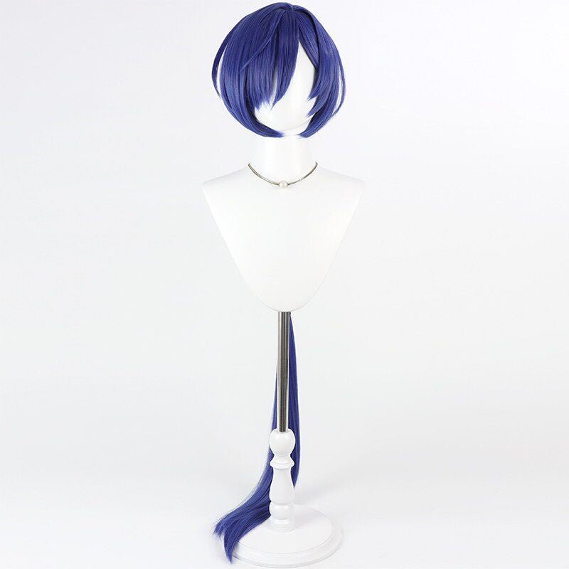 L - email Wig Zenless Zone Zero Promeia Blue Cosplay Wig - lemailwigs