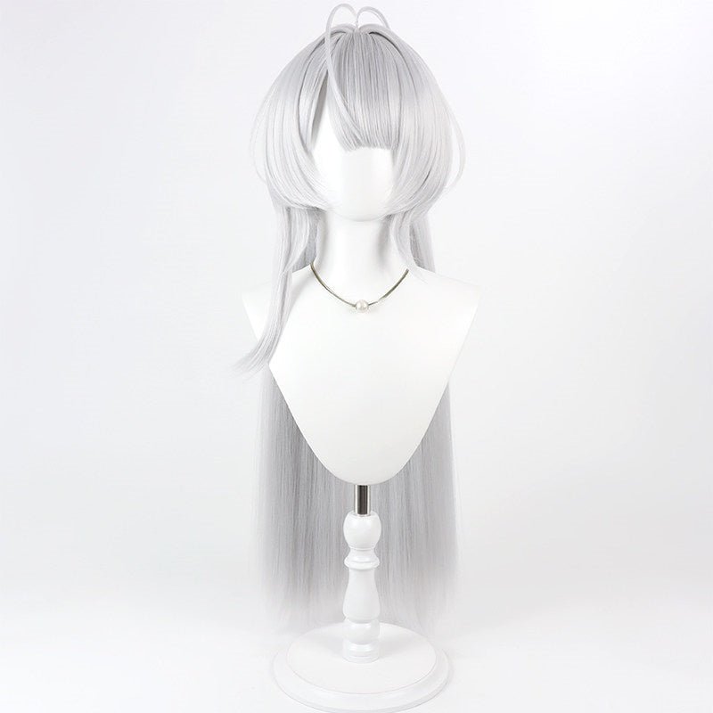 L - email Wig Zenless Zone Zero Velina Airgid Silver White Cosplay Wig - lemailwigs