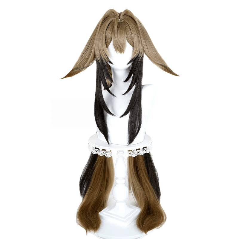 L - email Wig Zenless Zone Zero Ye Shunguang Mixed Colors Long Cosplay Wig - lemailwigs