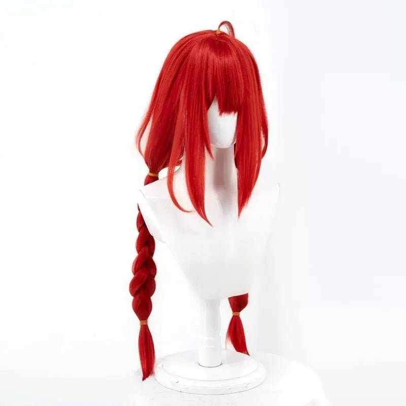 L - email Wig Zenless Zone Zero Yuzuha 100cm Red Cosplay Wig - lemailwigs