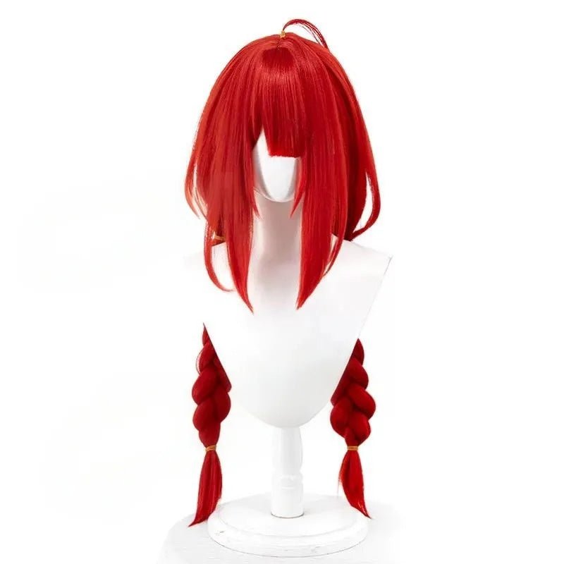 L - email Wig Zenless Zone Zero Yuzuha 100cm Red Cosplay Wig - lemailwigs