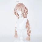 L - email Wig Zenless Zone Zero Zhao Pink 85cm Double Braids Cosplay Wig - lemailwigs