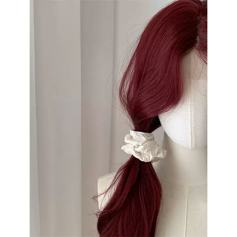 Lemail Wig Scarlet Witch Deep Red Curly Front Lace Wig - lemailwigs