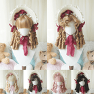 Lemailwig 5 Colors Short Roman Curl Vintage Lolita Wigs - lemailwigs