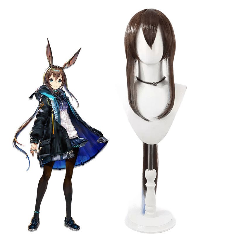 Lemailwig Arknight Amiya Brown Cosplay Wig - lemailwigs