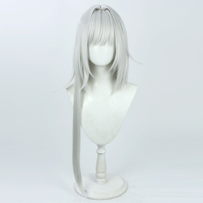 Lemailwig Arknight Kal'tsit Remnant Silver White Cosplay Wig - lemailwigs