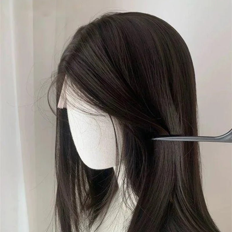 Lemailwig Black Front Lace 42cm Wig - lemailwigs