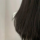 Lemailwig Black Long Straight Air Bangs Front Lace 65cm Wig - lemailwigs