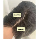 Lemailwig Black Long Straight Font Lace Wig - lemailwigs